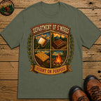 Department Of Smores T Shirt - Moss