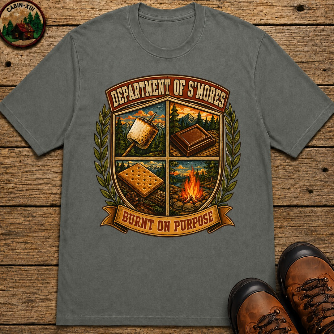 Department Of Smores T Shirt - Pepper