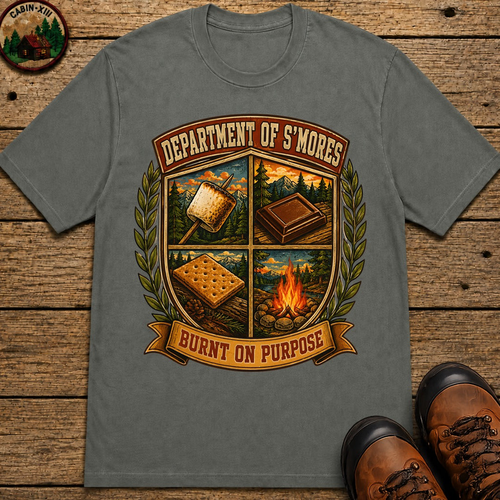Department Of Smores T Shirt - Pepper