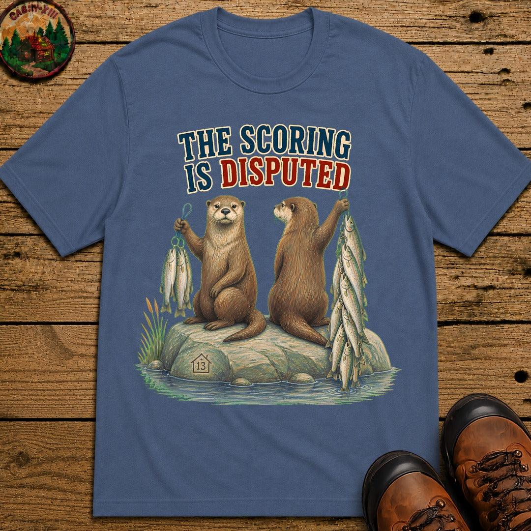 Disputed Score T-Shirt - Blue Jean