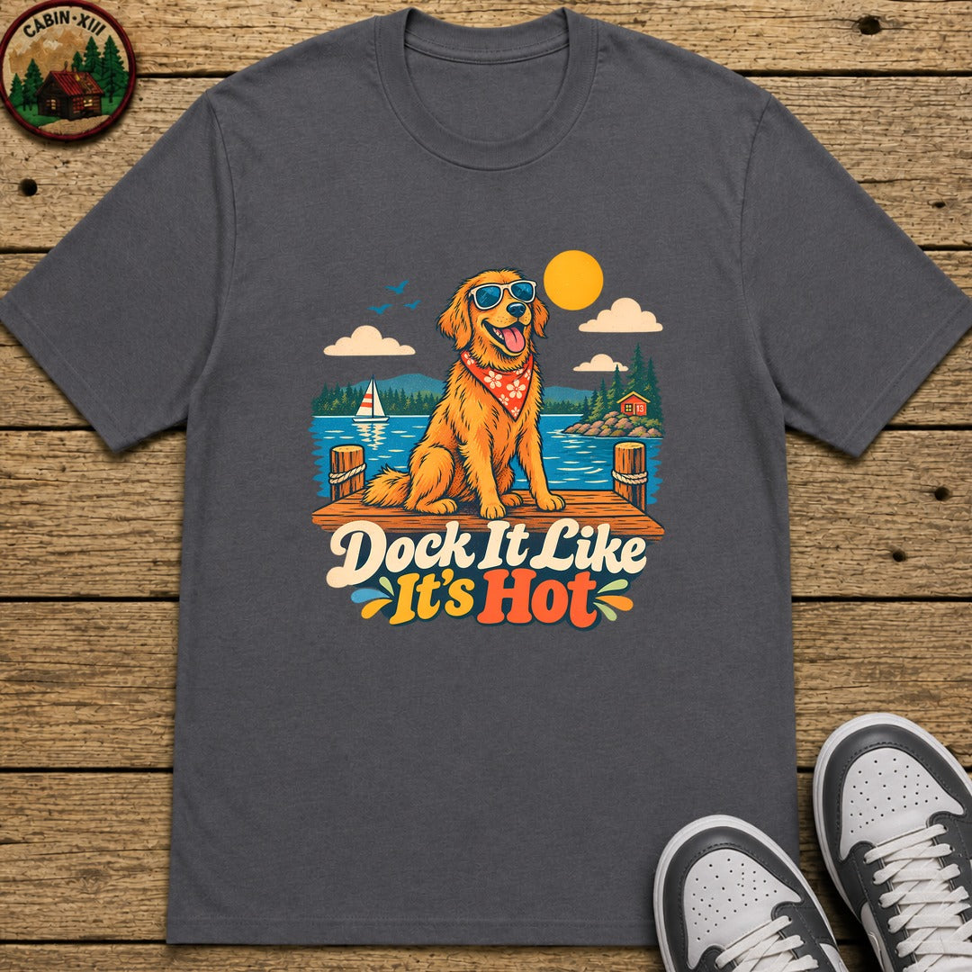 Dock It Like It's Hot Kids T-Shirt - Charcoal