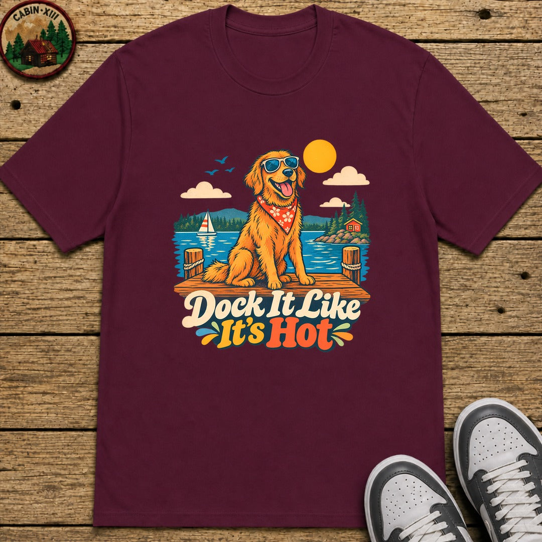 Dock It Like It's Hot Kids T-Shirt - Maroon