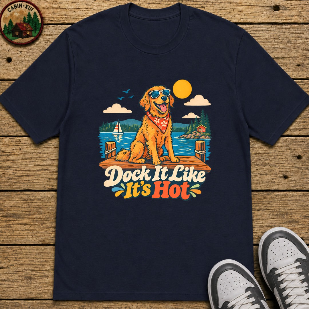 Dock It Like It's Hot Kids T-Shirt - Navy