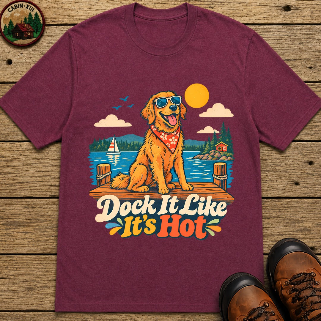 Dock It Like It's Hot T-Shirt - Berry