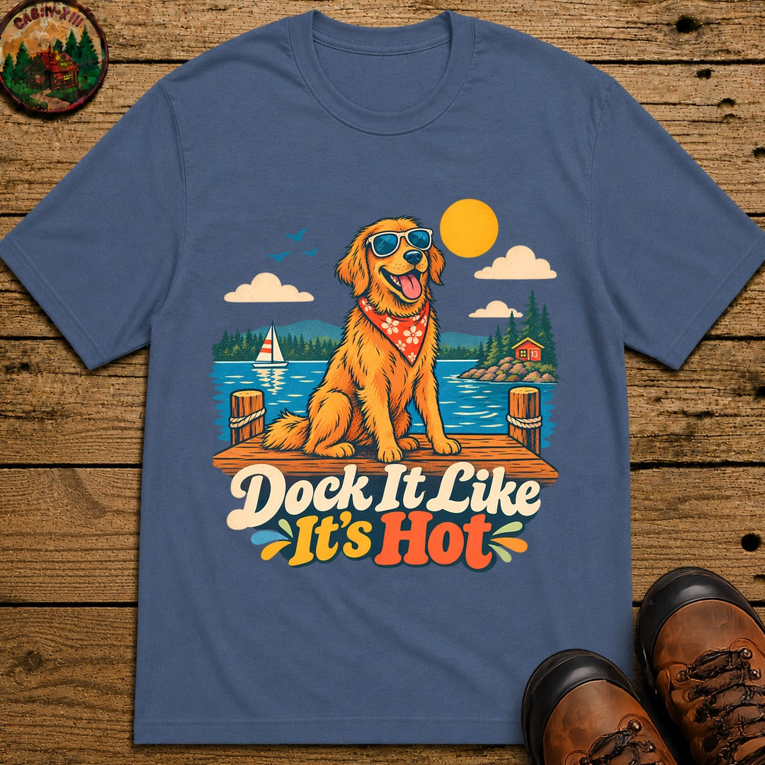 Dock It Like It's Hot T-Shirt - Blue Jean