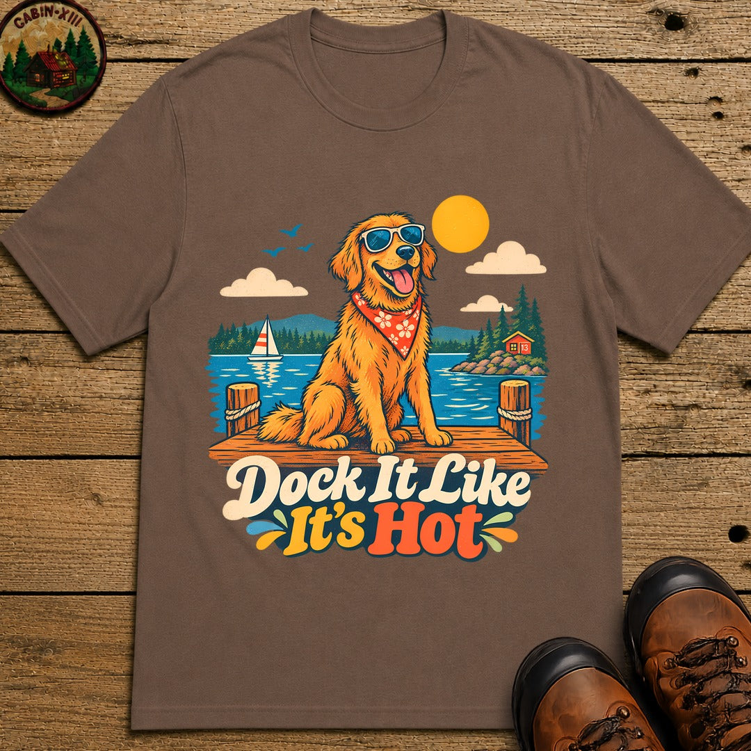 Dock It Like It's Hot T-Shirt - Espresso