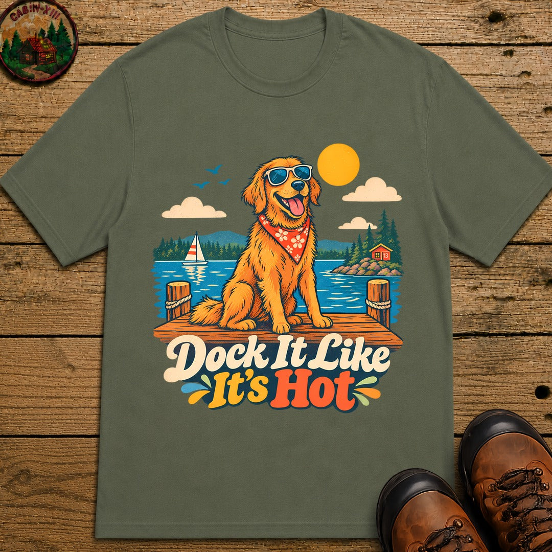 Dock It Like It's Hot T-Shirt - Moss