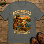 Dock Supervisor Retired T Shirt - Pepper