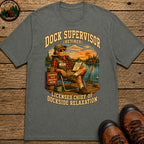Dock Supervisor Retired T Shirt - Pepper