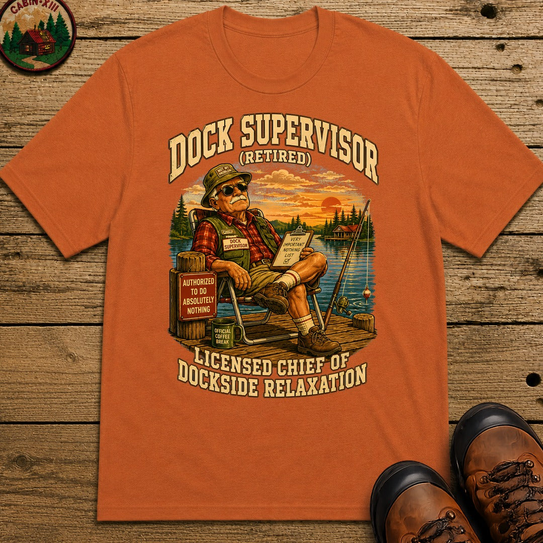 Dock Supervisor Retired T Shirt - Yam
