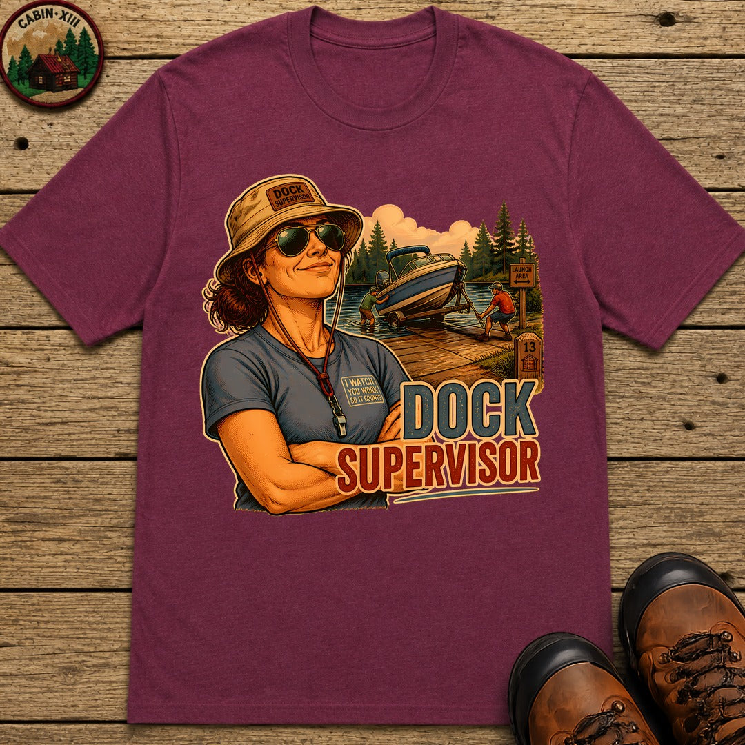 Dock Supervisor T-Shirt - Berry