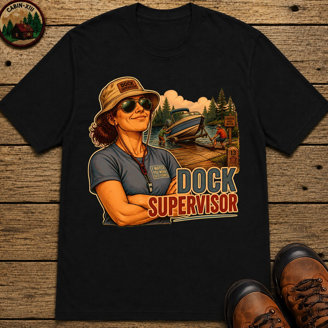 Dock Supervisor T-Shirt - Black