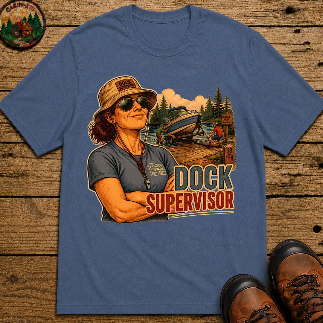 Dock Supervisor T-Shirt - Blue Jean