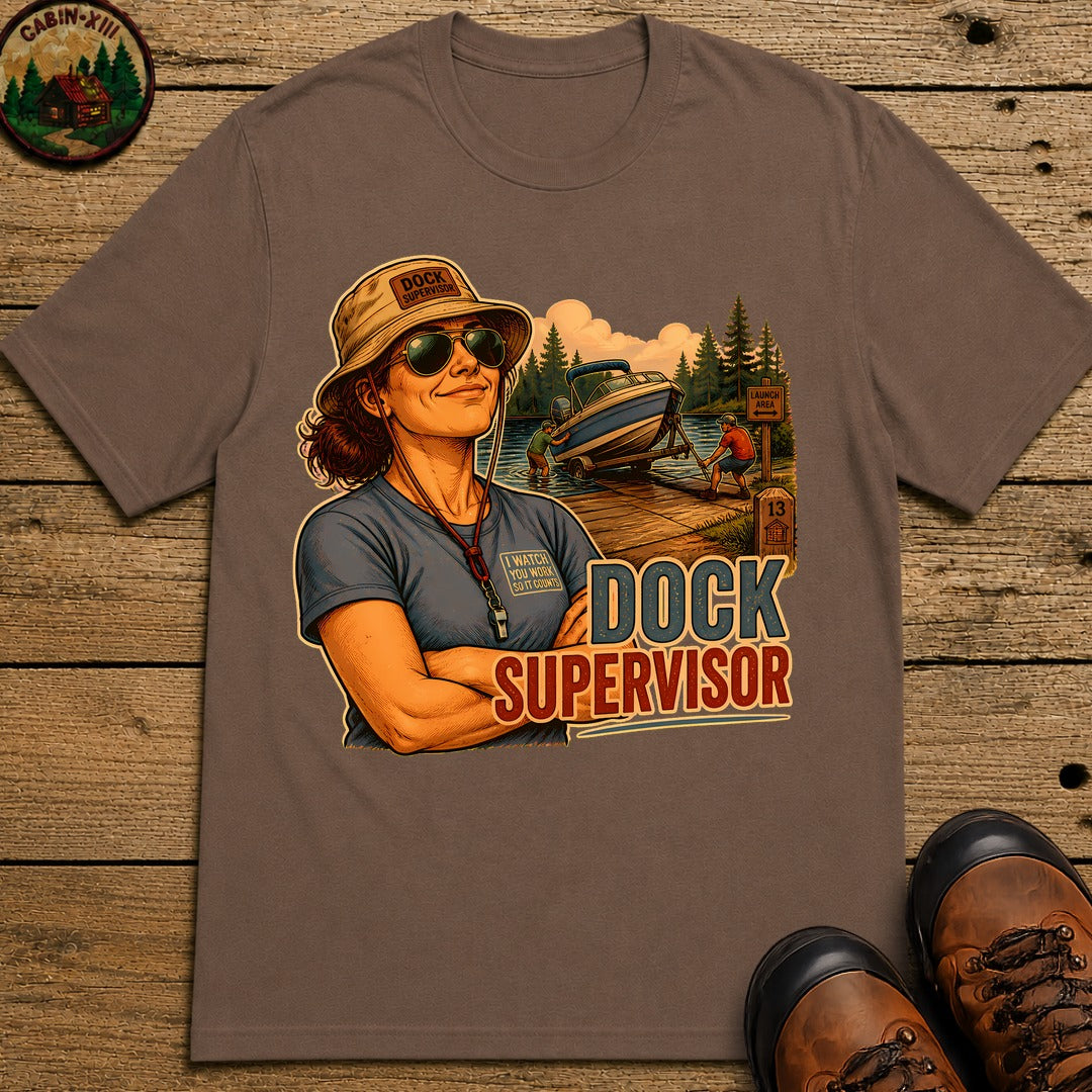 Dock Supervisor T-Shirt - Espresso