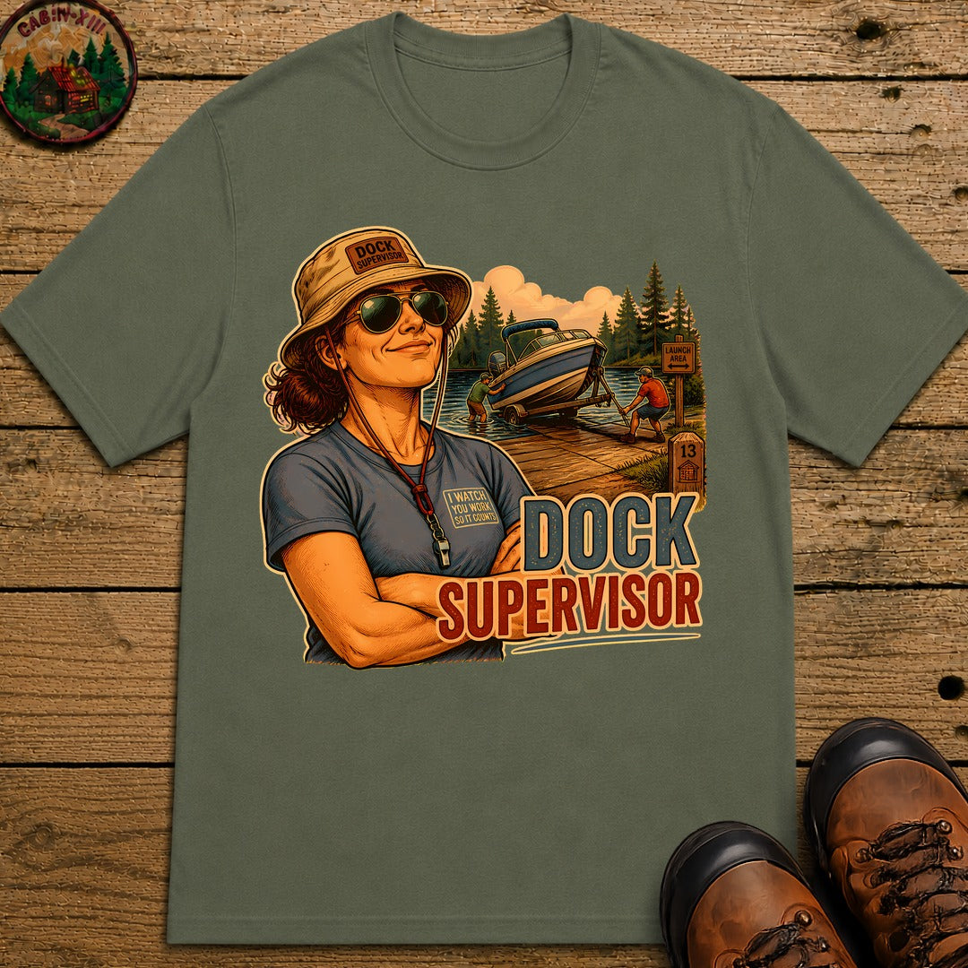 Dock Supervisor T-Shirt - Moss