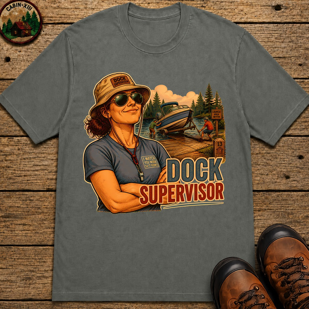 Dock Supervisor T-Shirt - Pepper