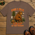 Does A Bear Crap In The Woods T-Shirt - Espresso