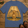 Dog Is A Morning Person T-Shirt - Blue Jean