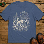 Dog in the Creek T-Shirt - Blue Jean