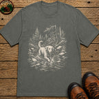 Dog in the Creek T-Shirt - Pepper