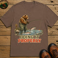 Doing It Properly T-Shirt - Espresso