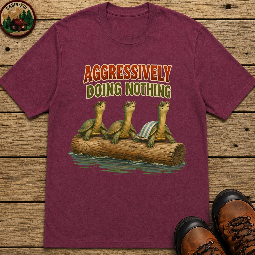 Doing Nothing T-Shirt - Berry