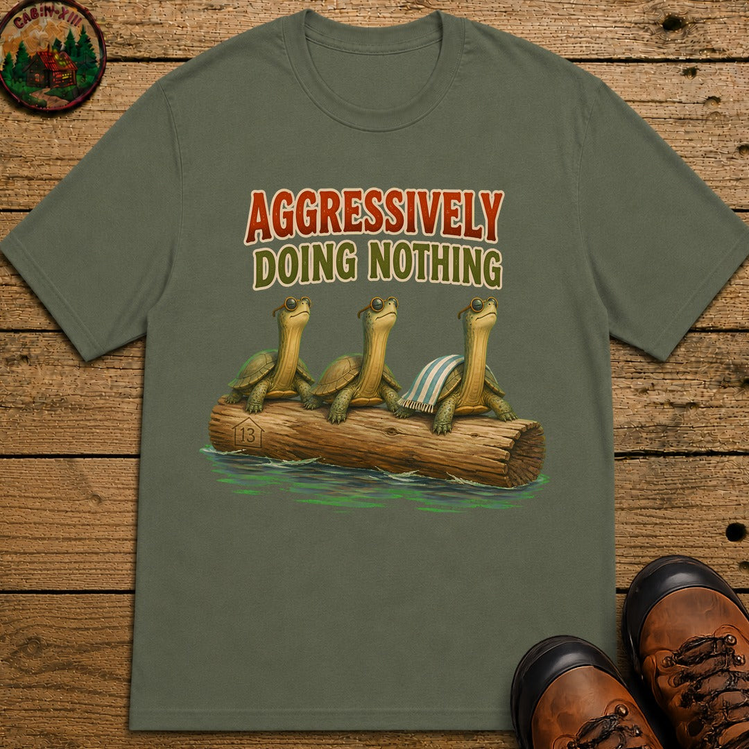 Doing Nothing T-Shirt - Moss