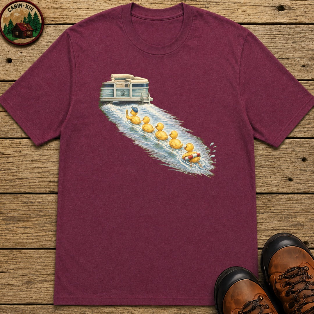 Duck Formation T-Shirt - Berry