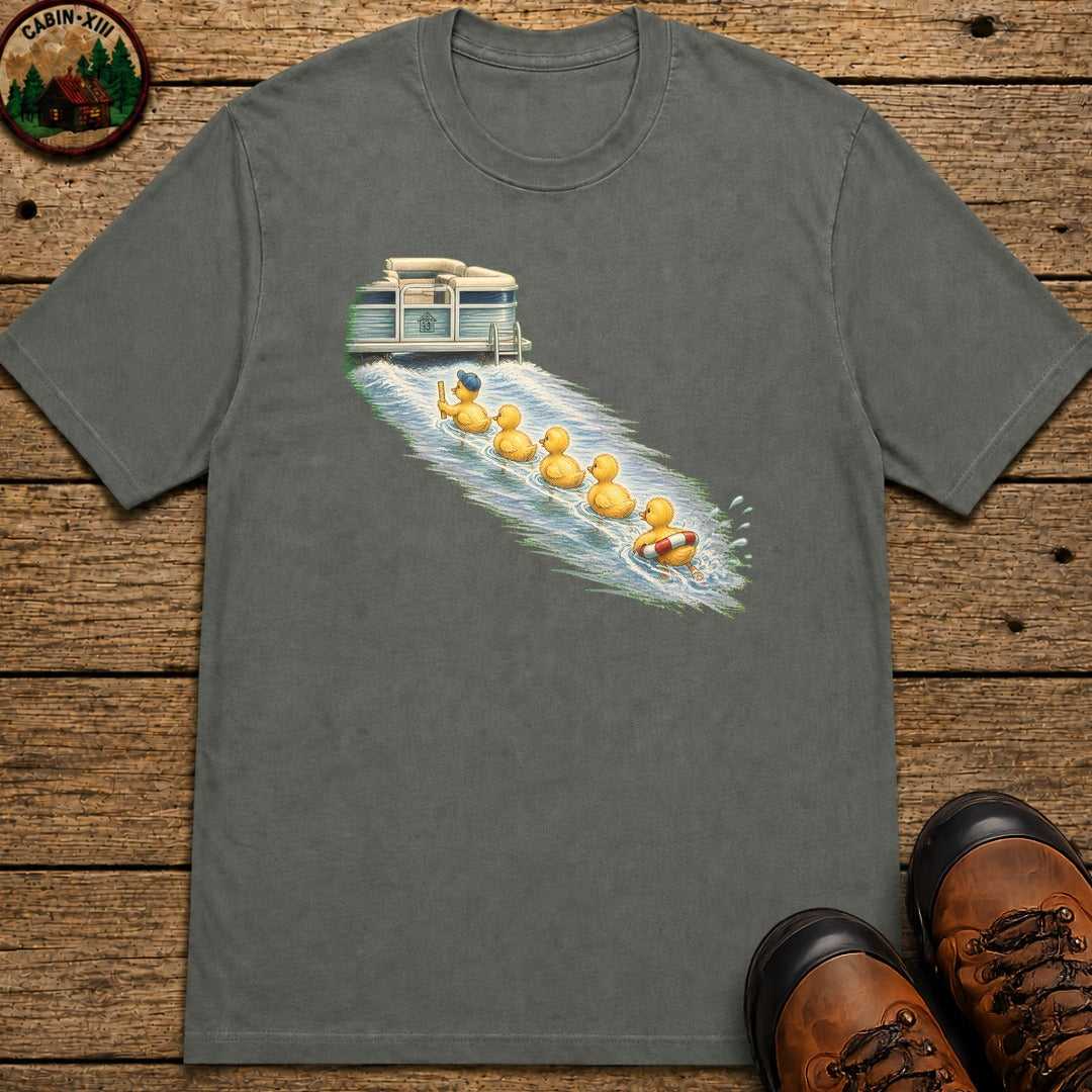 Duck Formation T-Shirt - Pepper