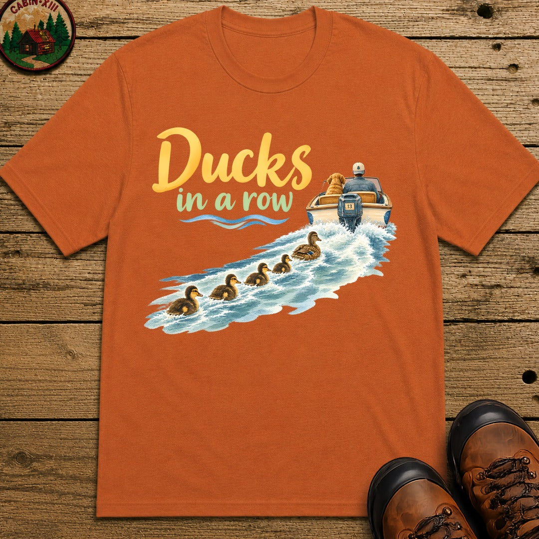 Ducks In A Row T-Shirt - Yam