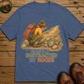Easily Distracted By Rocks T-Shirt - Blue Jean
