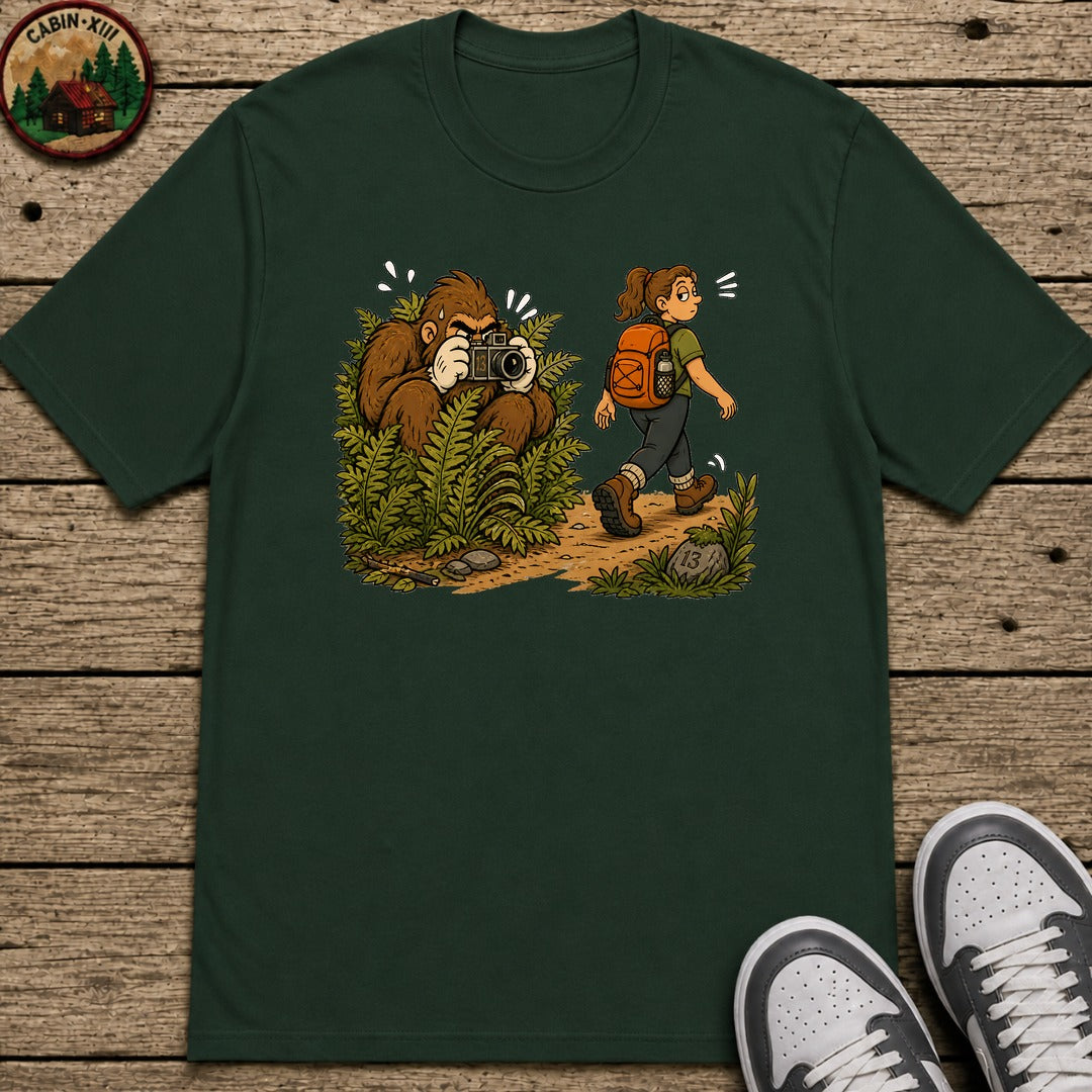 Elusive Human Kids T-Shirt - Forest Green
