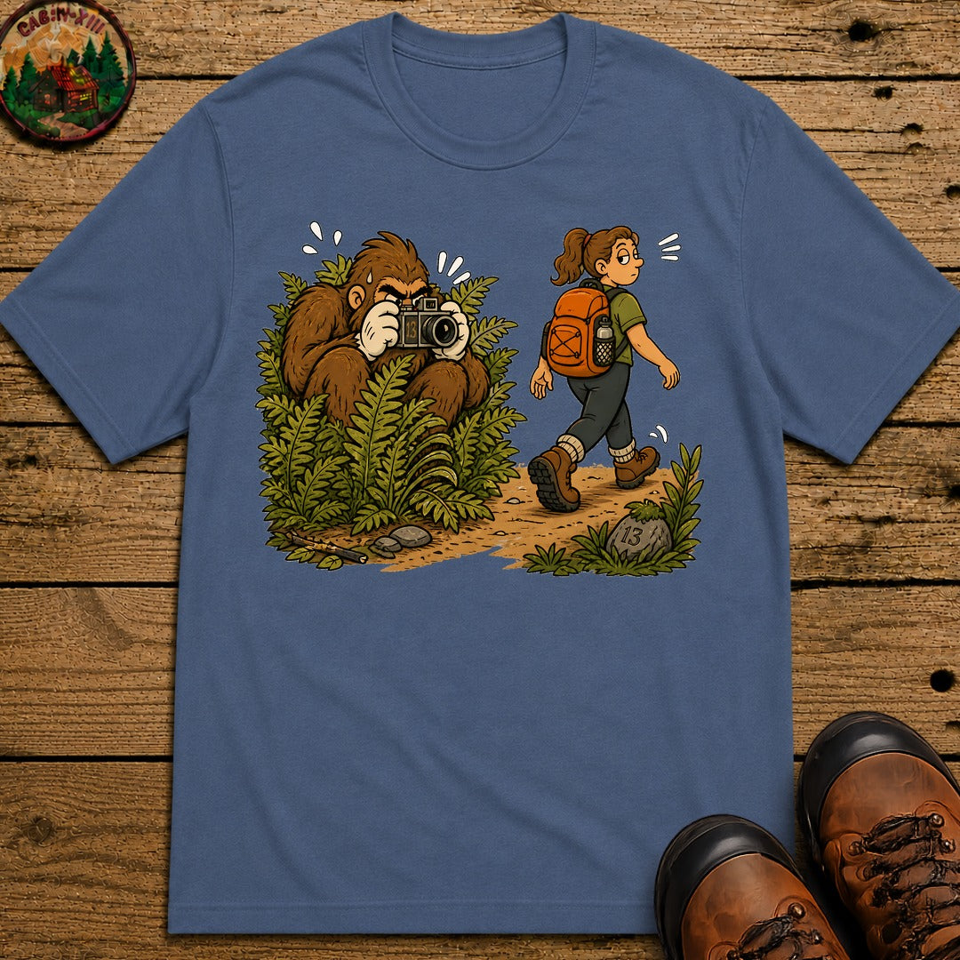 Elusive Human T-Shirt - Blue Jean