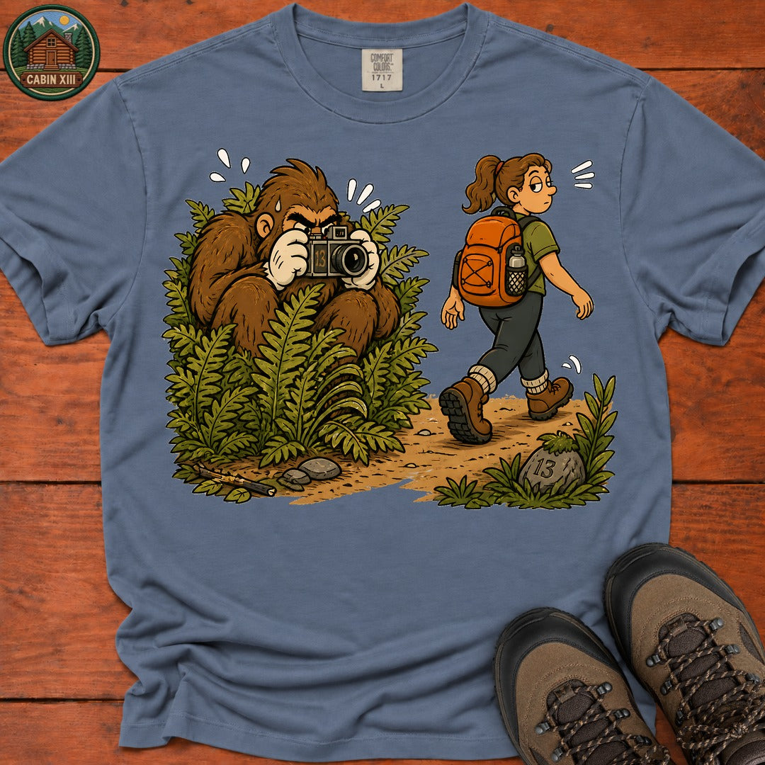 Elusive Human T-Shirt - Blue Jean