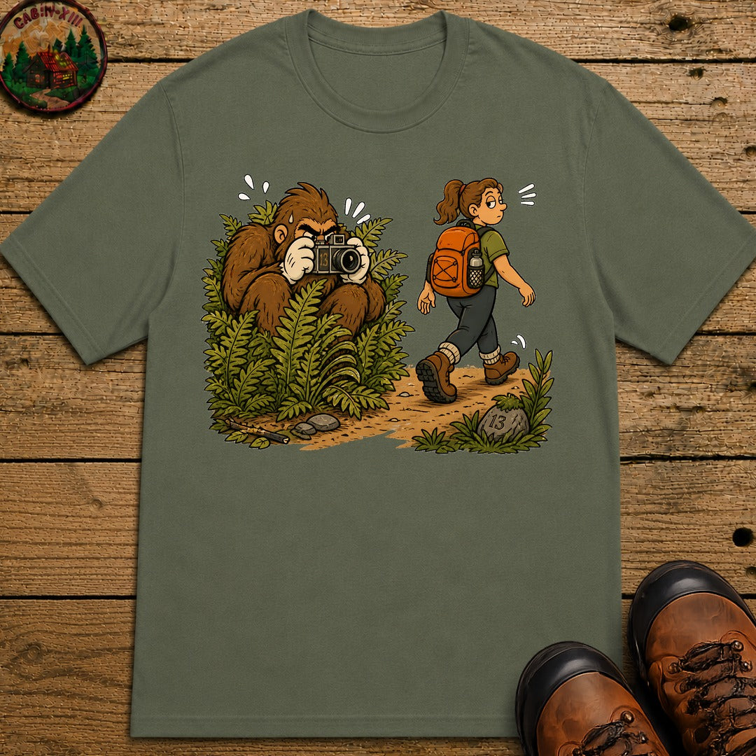 Elusive Human T-Shirt - Moss