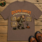 Escaped Convict Field Guide T Shirt - Espresso