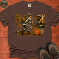 Escaped Convict Halloween T-Shirt - Espresso