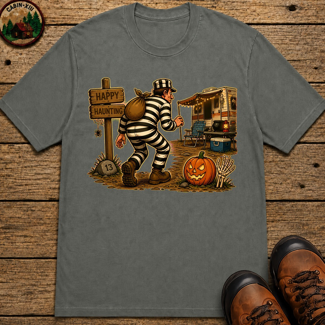 Escaped Convict Halloween T-Shirt - Pepper