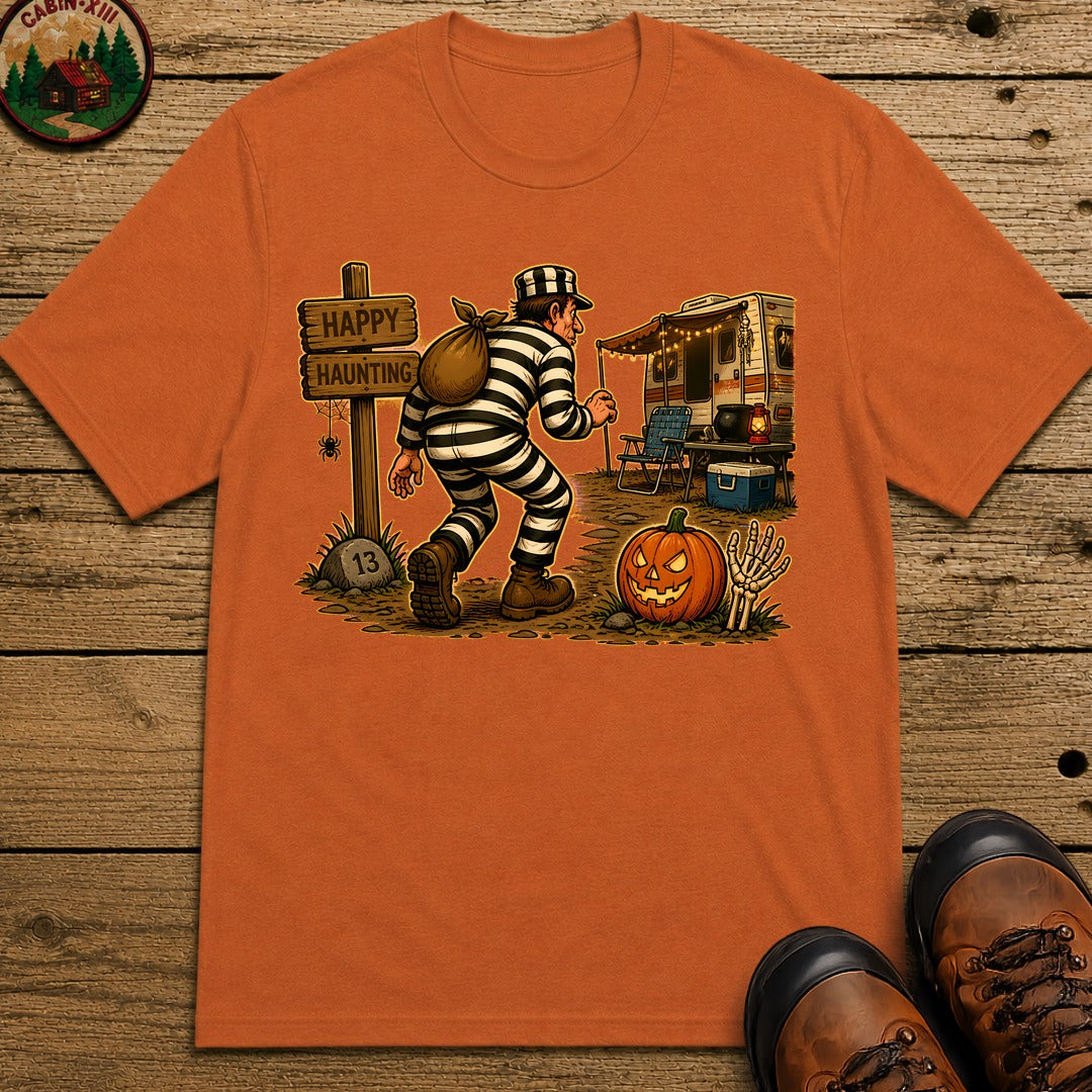 Escaped Convict Halloween T-Shirt - Yam