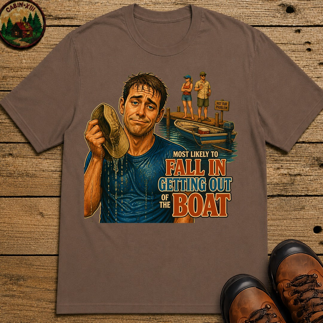 Fall Off The Boat T-Shirt - Espresso