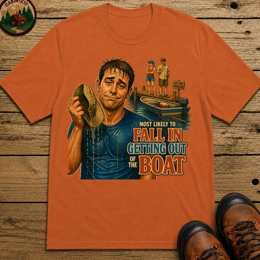 Fall Off The Boat T-Shirt - Yam