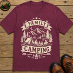 Family Camping T-Shirt - Berry