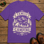 Family Camping T-Shirt - Grape