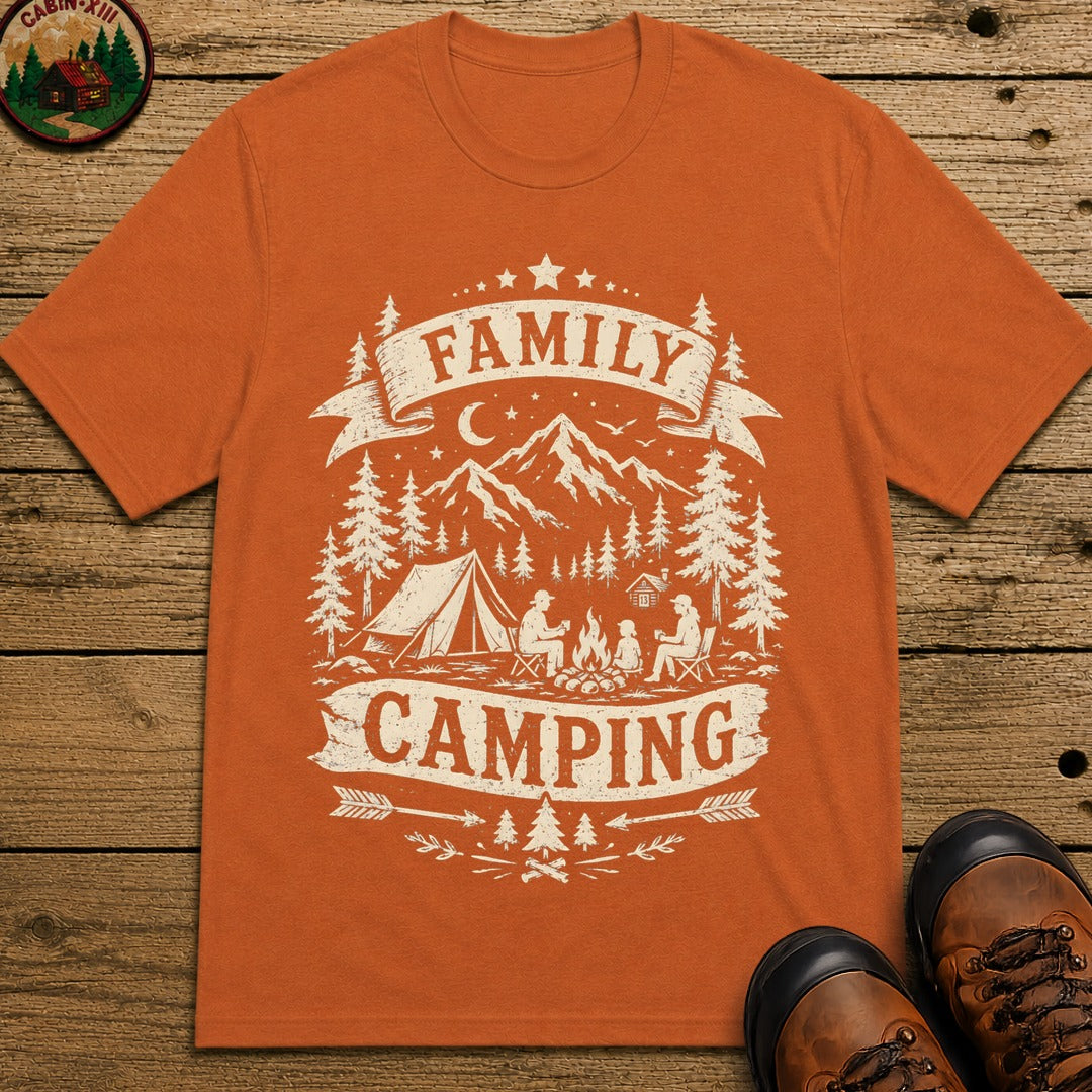 Family Camping T-Shirt - Yam