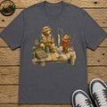 Father And Son Bear Kids T-Shirt - Charcoal