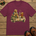Father And Son Bear T-Shirt - Berry