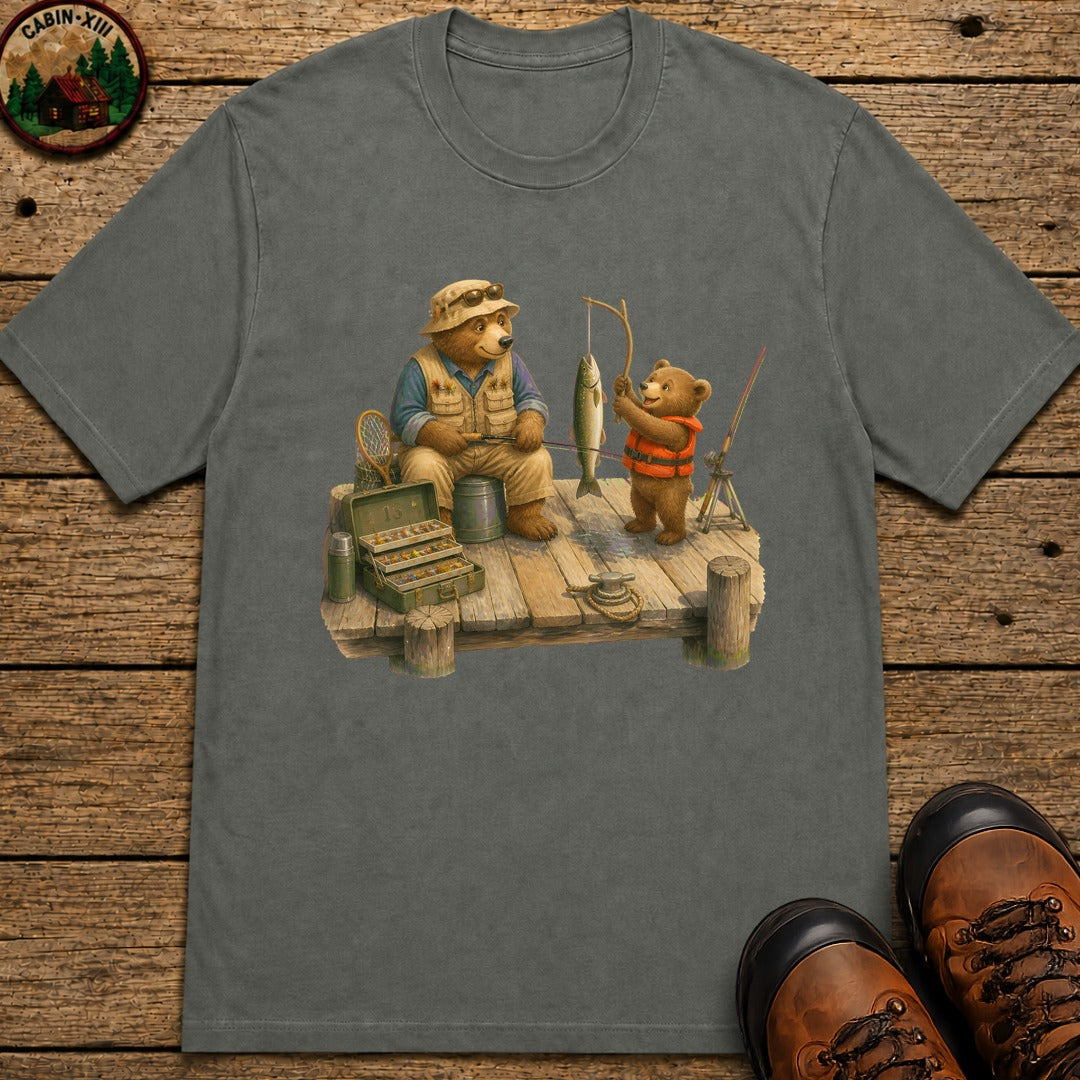 Father And Son Bear T-Shirt - Pepper