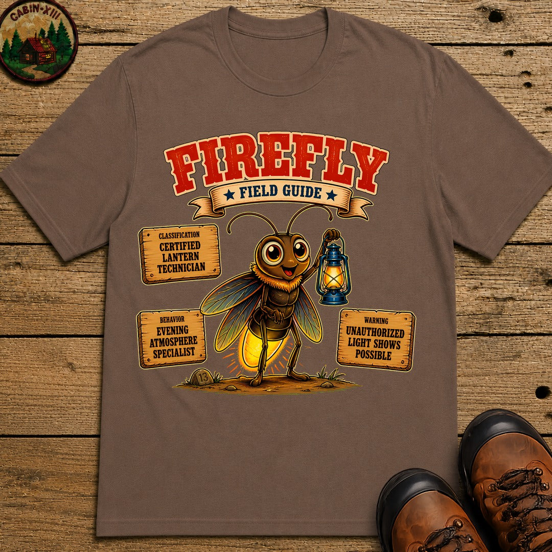 Firefly Field Guide T-Shirt - Espresso
