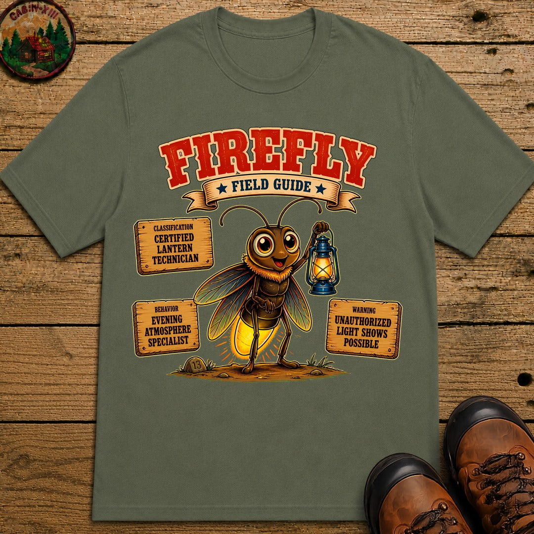 Firefly Field Guide T-Shirt - Moss