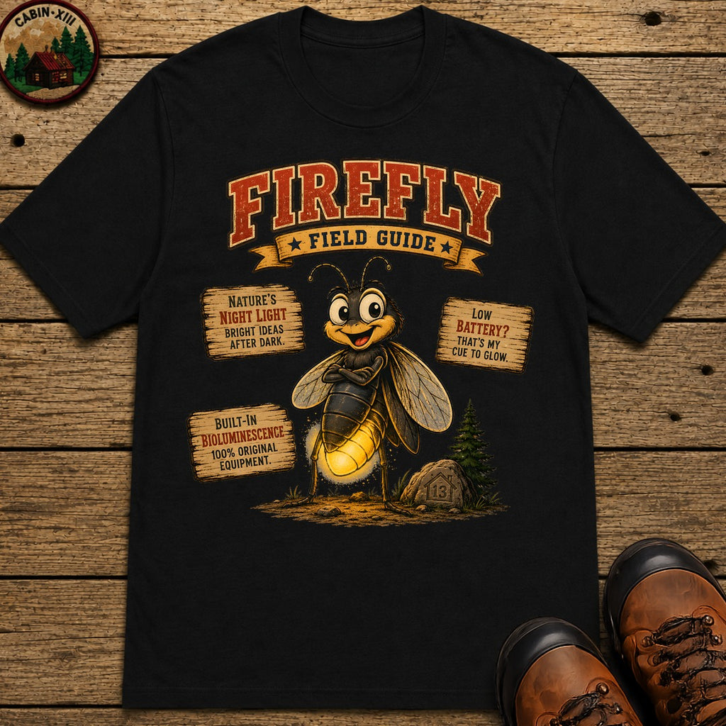 Firefly Field Guide T Shirt - Black
